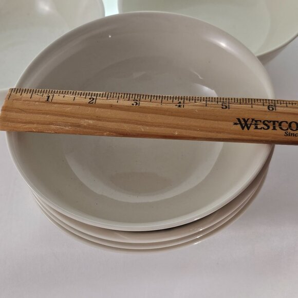 Pfaltzgraff Red Ribbon Soup Salad Cereal Bowls 6" set/6 holiday Christmas dish - Picture 9 of 10